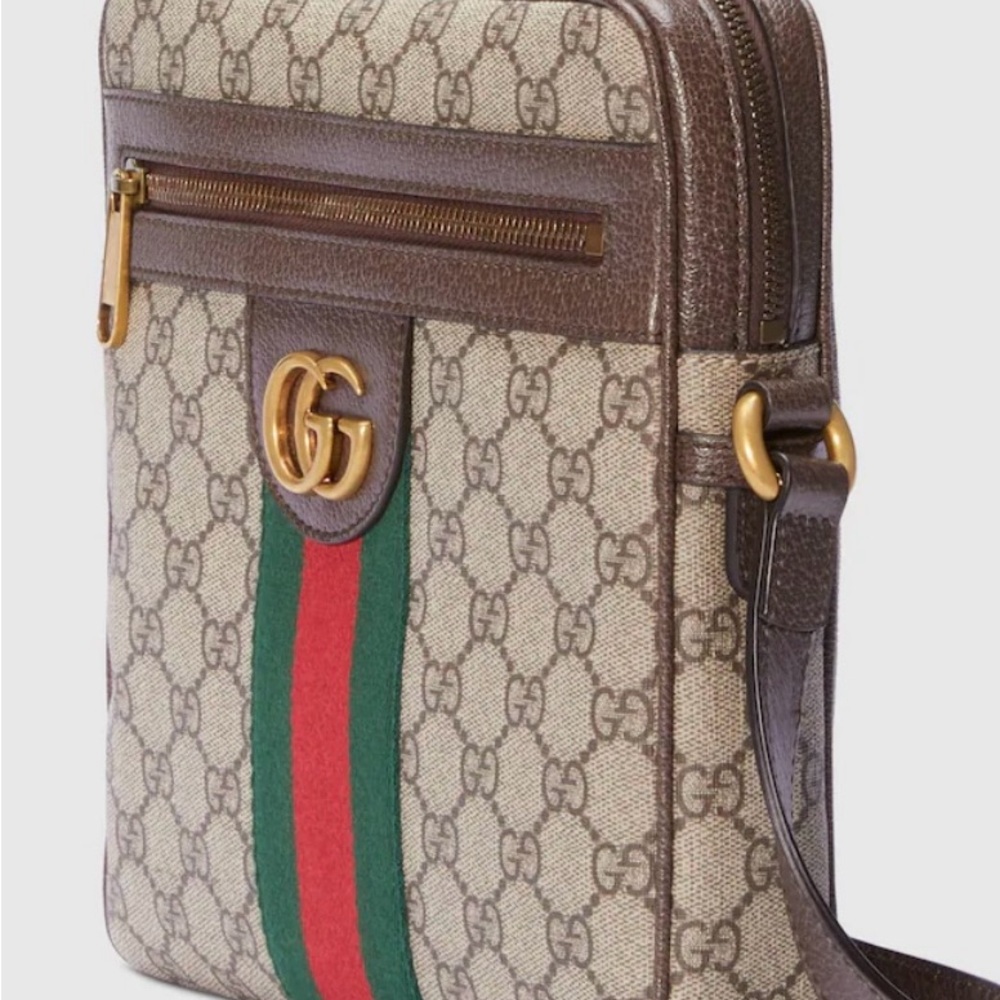 100% AUTHENTIC Gucci OPHIDIA GG SMALL MESSENGER BAG - Picture 12 of 15